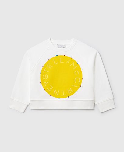 Felpa Grafica con Logo, , Taglia: 5 - Stella McCartney - Modalova