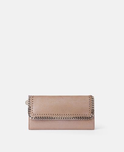 Falabella Flap Continental Pearlescent Wallet, Woman - Stella McCartney - Modalova