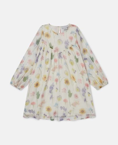 Floral Print Long Sleeve Dress, , Size: 4 - Stella McCartney - Modalova