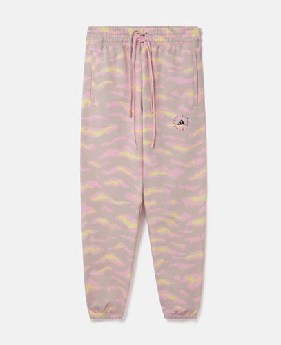 TrueCasuals Zebra Print Sweatpants, Woman, //TruePink, Size: S - Stella McCartney - Modalova