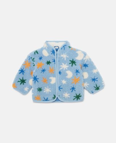 Moon and Stars Pattern Fleece, Woman, , Size: 12m - Stella McCartney - Modalova