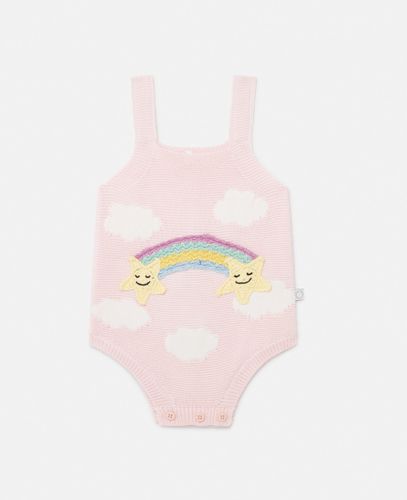 Star Embroidered Romper, Woman, , Size: 12m - Stella McCartney - Modalova