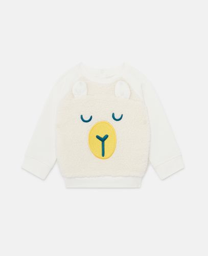 Sheep Appliqué Round-neck Sweatshirt, Woman, , Size: 3m - Stella McCartney - Modalova