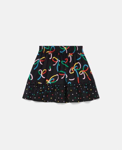 Ribbon Print Polka-Dot Skirt, Woman, , Size: 8 - Stella McCartney - Modalova