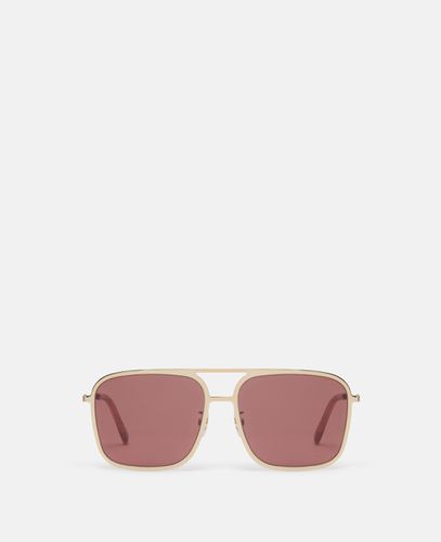 Quadratische Oversize-Sonnenbrille, Frau - Stella McCartney - Modalova