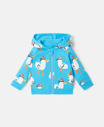 Seagull Bandit Zip Hoodie, Woman, , Size: 18m - Stella McCartney - Modalova