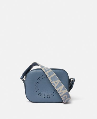 Mini camera bag in Alter Mat zigrinato Logo, Donna - Stella McCartney - Modalova