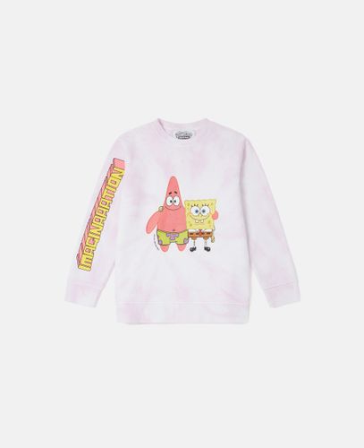 Sponge Bob Graphic Tie-Dye Sweatshirt, Woman, , Size: 12 - Stella McCartney - Modalova