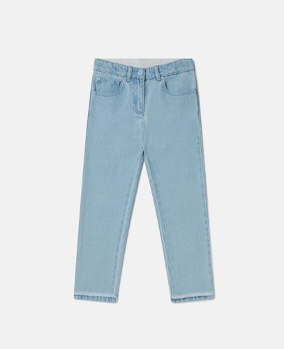 Jeans in denim a gamba dritta, Donna, , Taglia: 14 - Stella McCartney - Modalova