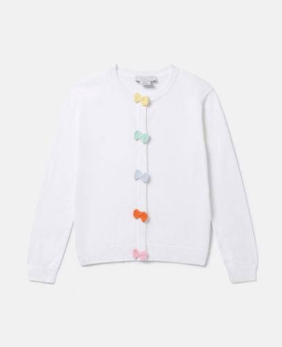 Bow Crochet Appliqué Cardigan, Donna, , Taglia: 5 - Stella McCartney - Modalova