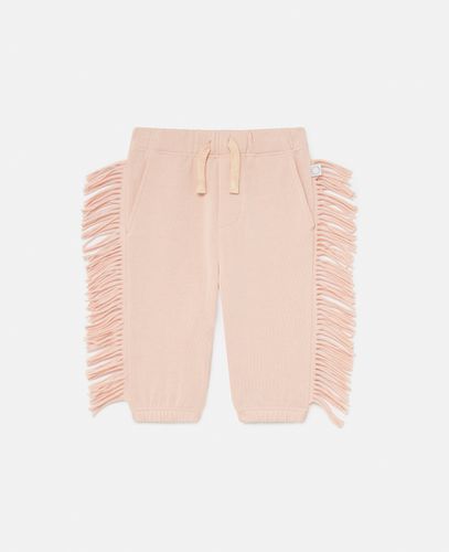 Pantaloni Sportivi con Frange Western, Donna, , Taglia: 9m - Stella McCartney - Modalova