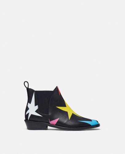 Star Pattern Ankle Boots, Donna, , Taglia: 36 - Stella McCartney - Modalova