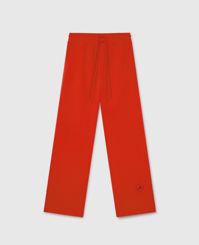 Pantaloni Sportivi a Gamba Dritta con Logo, Donna, , Taglia: L - Stella McCartney - Modalova