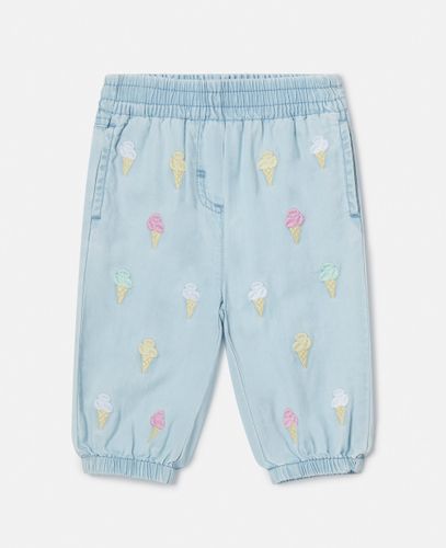 Pantaloni Sportivi con Ricamo Gelati, Donna, , Taglia: 18m - Stella McCartney - Modalova