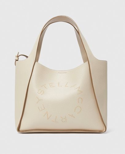 Borsa Tote a Tracolla con Manico Superiore e Logo, Donna - Stella McCartney - Modalova