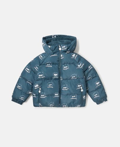 Piumino con Cappuccio e Stampa Mostro, , Taglia: 12 - Stella McCartney - Modalova