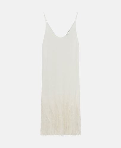 Open-Knit Fringe Midi Dress, Woman, , Size: 42 - Stella McCartney - Modalova