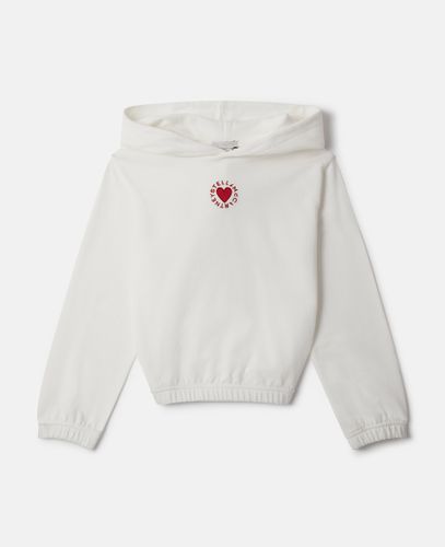 Heart Embroidered Hoodie, , Size: 10 - Stella McCartney - Modalova