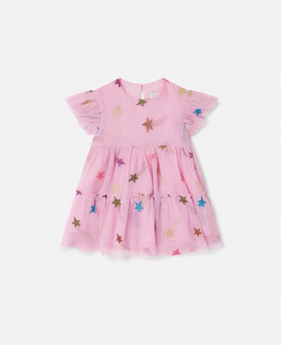 Besticktes Kleid mit Sternschnuppen, Frau, /, Größe: 18m - Stella McCartney - Modalova