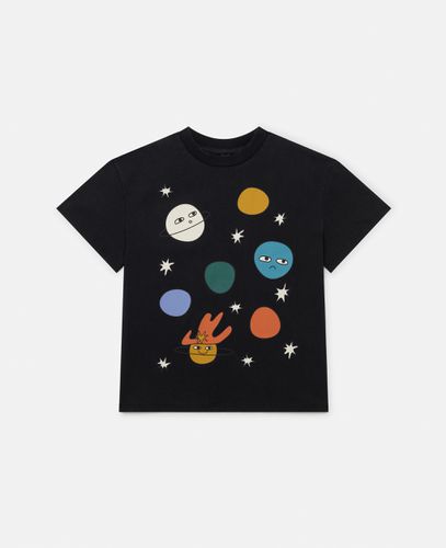 Space Graphic T-Shirt, Woman, , Size: 8 - Stella McCartney - Modalova