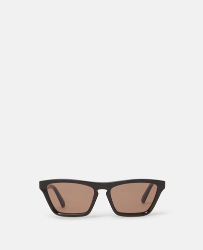 Rectangular Cat-Eye Sunglasses, Woman - Stella McCartney - Modalova