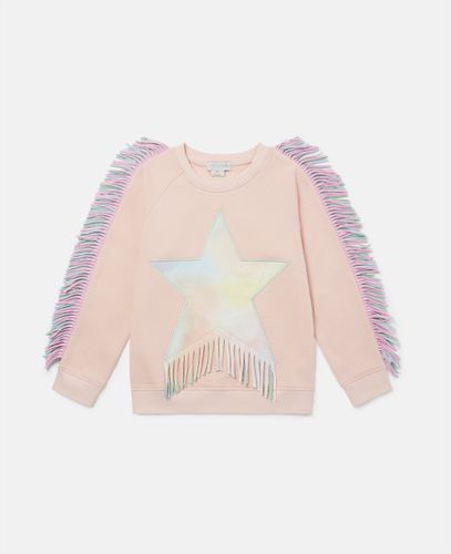 Felpa Stella con Frange, Donna, , Taglia: 4 - Stella McCartney - Modalova