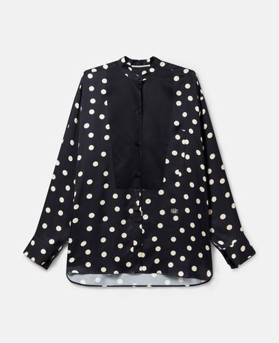 Camicia da smoking oversize a pois, Donna, , Taglia: 44 - Stella McCartney - Modalova