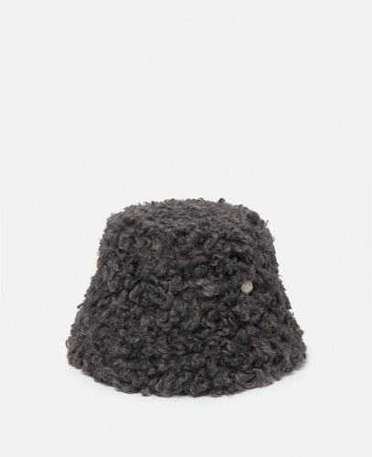 Cappello a Secchiello in Morbido Teddy, Donna, , Taglia: 56 - Stella McCartney - Modalova