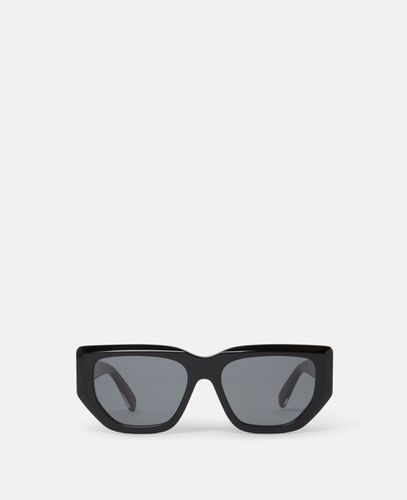 Cat-Eye-Sonnenbrille mit Logo, Frau - Stella McCartney - Modalova