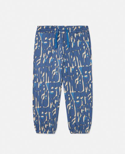 Pantaloni Sportivi con Stampa Stella, Donna, , Taglia: 3 - Stella McCartney - Modalova