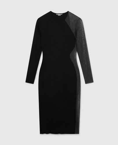 Langärmeliges Miracle Kleid aus kompaktem Gewebe, Frau, , Größe: L - Stella McCartney - Modalova