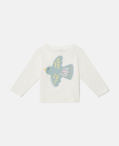Dove Graphic Long-Sleeve Top, , Size: 18m - Stella McCartney - Modalova