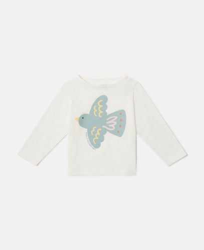 Dove Graphic Long-Sleeve Top, , Size: 6m - Stella McCartney - Modalova