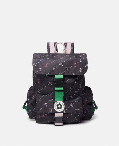 Schnallenrucksack mit Logo-Print, Frau - Stella McCartney - Modalova