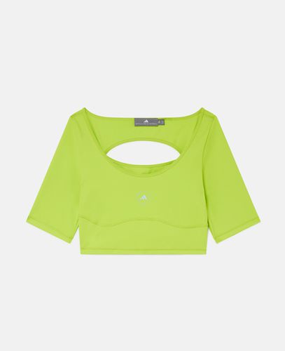 Crop Top TrueCasuals con Scollatura Ampia, Donna, -, Taglia: XS - Stella McCartney - Modalova