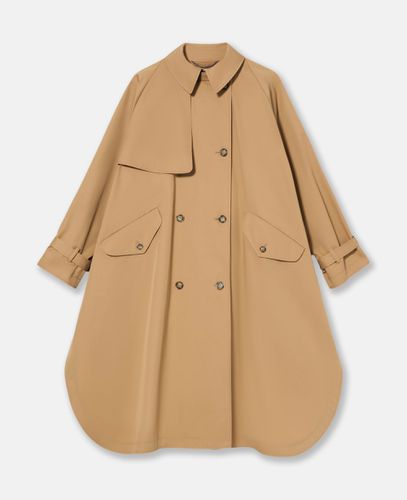 Pointed Collar A-Line Trench Coat, Woman, , Size: 38 - Stella McCartney - Modalova