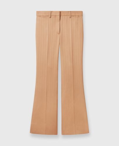 Pantaloni Svasati a Righe e Vita Bassa, Donna, , Taglia: 40 - Stella McCartney - Modalova