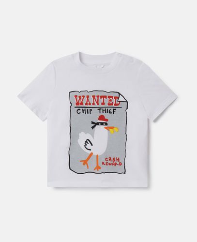 Seagull Bandit T-Shirt, Woman, , Size: 18m - Stella McCartney - Modalova