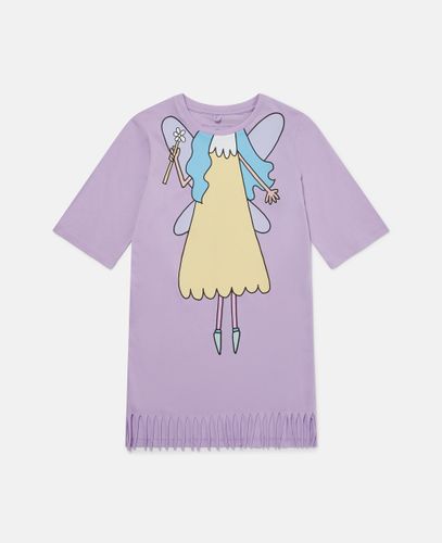 Fairy Graphic Crewneck T-Shirt Dress, , Size: 4 - Stella McCartney - Modalova