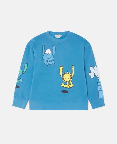 Earth Friends Graphic Crewneck Sweatshirt, , Size: 2 - Stella McCartney - Modalova