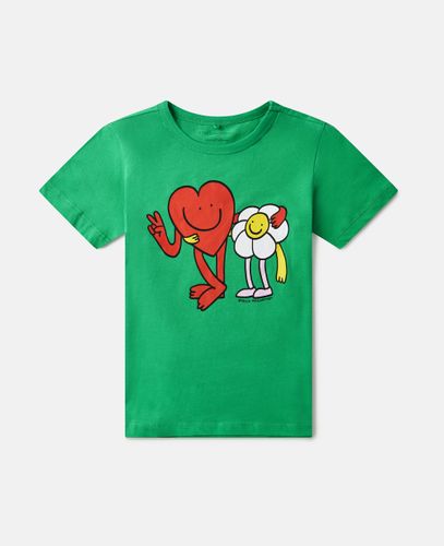 Earth Friends Graphic T-Shirt, , Size: 8 - Stella McCartney - Modalova