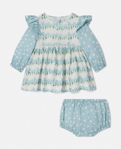 Set aus Kleid und Hoeschen mit Blumenmuster, Frau, , Größe: 24m - Stella McCartney - Modalova