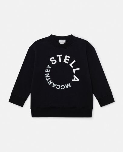 Langarm-Sweatshirt mit Logo-Grafik, Frau, , Größe: 3 - Stella McCartney - Modalova