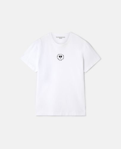 T-Shirt mit Lovestruck"-Logo, Frau, , Größe: XS - Stella McCartney - Modalova