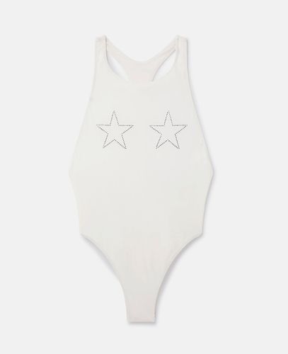 Costume olimpionico con stelle di strass, Donna, , Taglia: L - Stella McCartney - Modalova