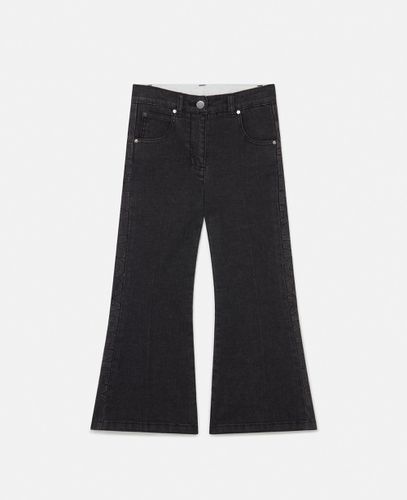 Flared Denim Jeans, Woman, , Size: 12 - Stella McCartney - Modalova