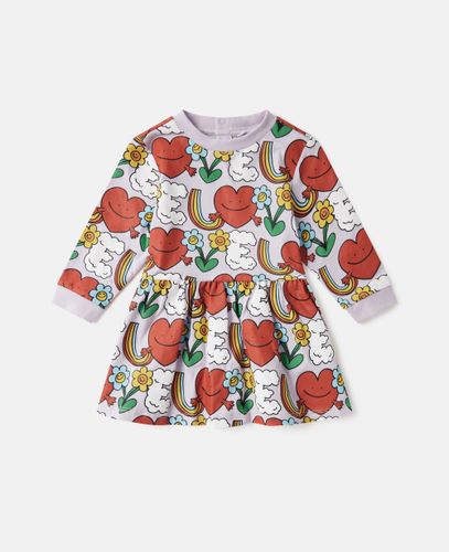 Langärmeliges Kleid mit Earth Friends Print, /, Größe: 24m - Stella McCartney - Modalova