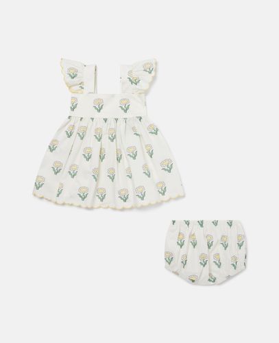 Daisies Sleeveless Dress and Bloomers Set, Woman, , Size: 18m - Stella McCartney - Modalova