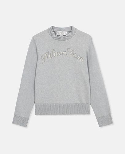 Platinum Dream Pullover aus Biobaumwolle, Frau, -, Größe: S - Stella McCartney - Modalova