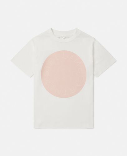 T-Shirt mit Logo-Motiv, Frau, , Größe: 3 - Stella McCartney - Modalova